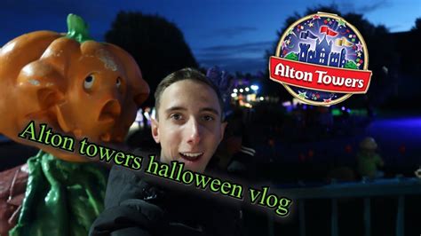 Alton towers Halloween Vlog 2021- Theme park Bot - YouTube