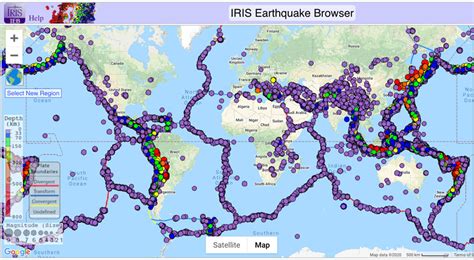 Mapping Worldwide Earthquake Epicenters- Incorporated Research Institutions for Seismology