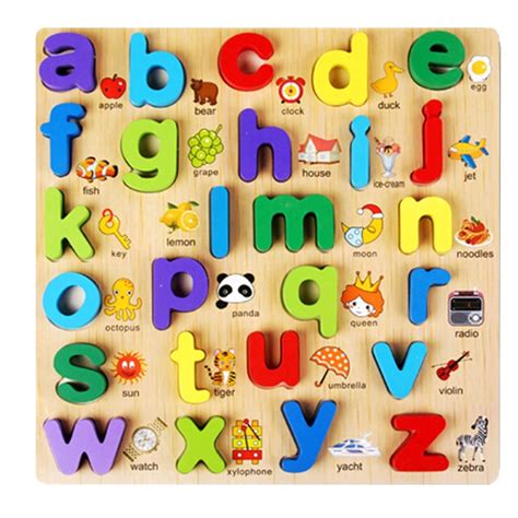 Baby Kids Wooden Puzzles Toys Educational Jigsaw Board Puzzle Toys ...