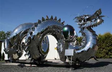 $10 million steel dragon makes a grand entrance in Chilliwack, British Columbia