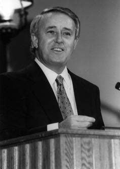 Past Ubben Lectures - Brian Mulroney - DePauw University