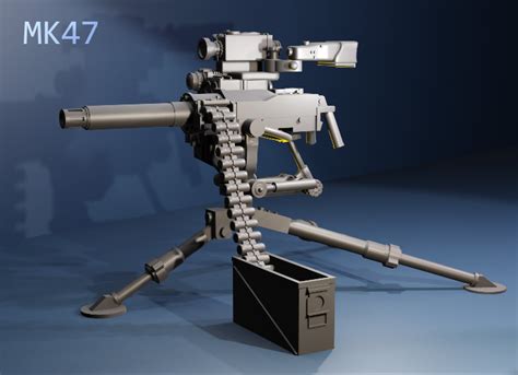 MK47 STRIKER Automatic Grenade Launcher on tripod