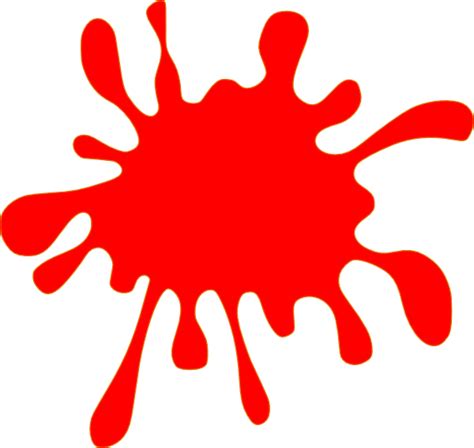 Splash Red Clip Art at Clker.com - vector clip art online, royalty free ...