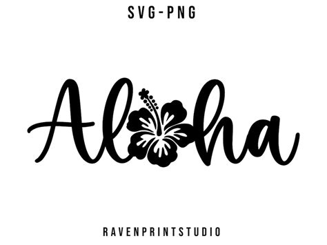 Aloha Svg, Aloha Clip Art, Summer Svg, Hawaiian Svg, Beach Svg, Aloha Vector, SVG, Silhouette ...