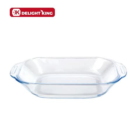 Eco-friendly borosilicate glass baking dish glass baking tray oven safe ...