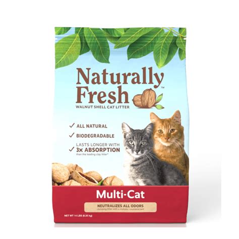 Multi-Cat Quick-Clumping Cat Litter - Naturally Fresh – PetToba