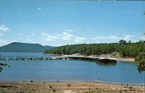 The Fairfield Bay Marina Arkansas Postcard