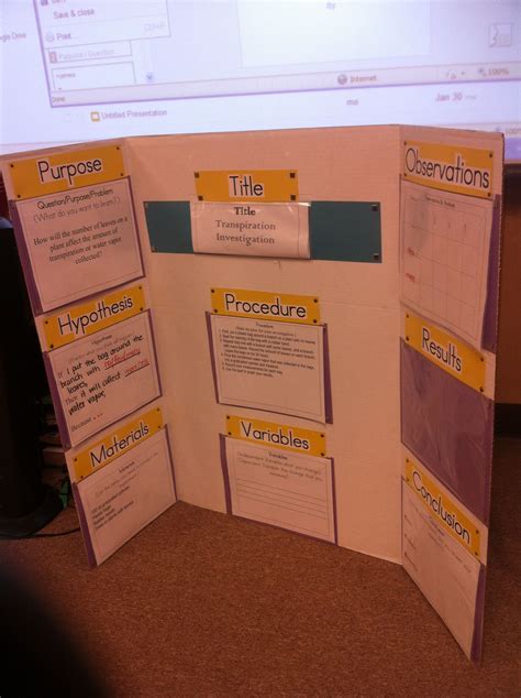 Science board template | Science education, Science projects for kids, Science fair