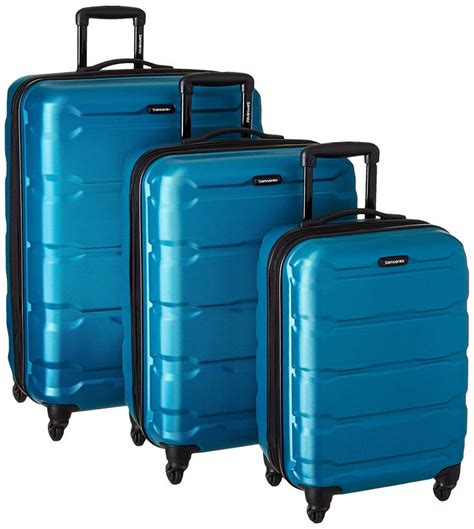 Samsonite Omni PC Hardside Expandable Luggage with Spinner Wheels, 3-Piece Set (20/24/28 ...