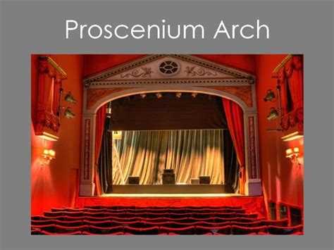Proscenium Arch Stage Layout