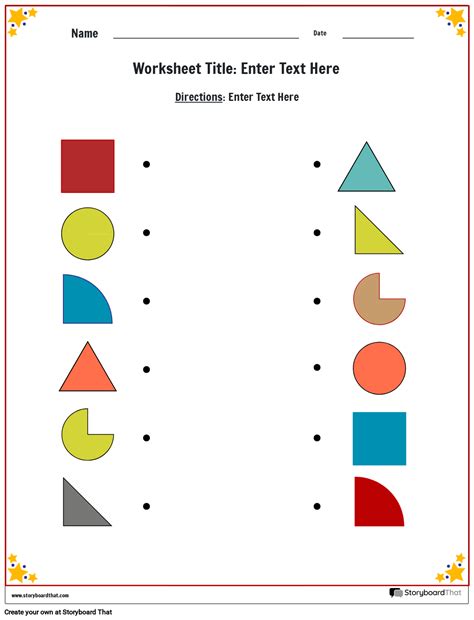 Free Matching Shapes Worksheets: Activities and Printables - Worksheets Library