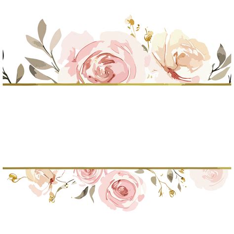 Flower border transparent background 24758664 PNG