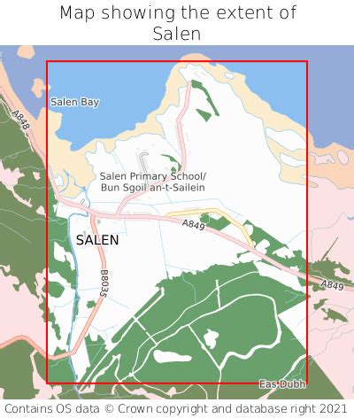 Where is Salen? Salen on a map