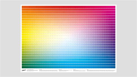 The Really Useful Cmyk Colour Chart 1025 Swatches 1 Poster - Riset