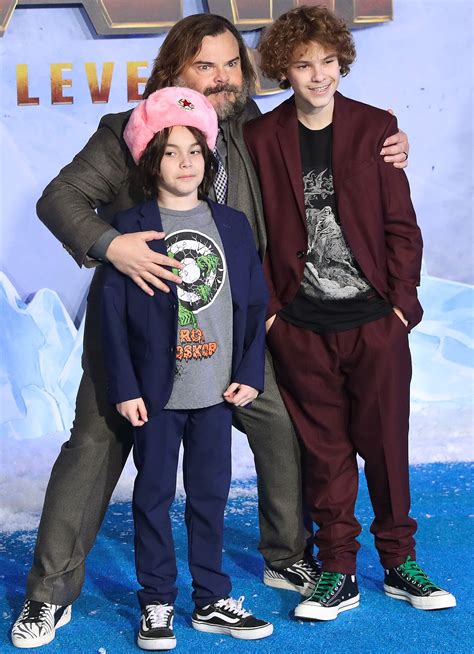 Jack Black Brings Dad and Sons to Jumanji: The Next Level Premiere