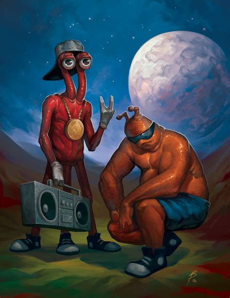 Toejam & Earl, Alex Bosoy | Digital painting, Artwork, Genesis