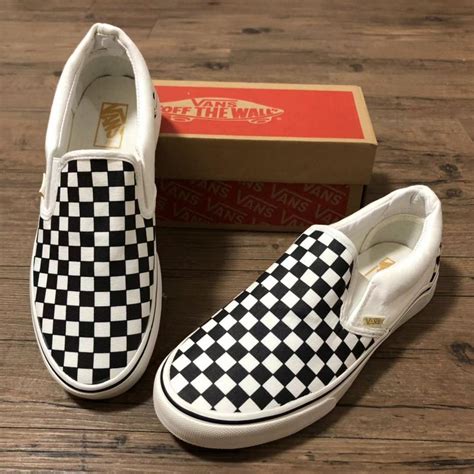 Original Vanss classic slip-on checkered of women shoes new style ...