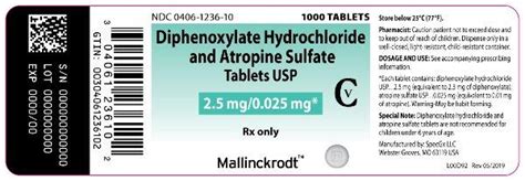 Diphenoxylate and Atropine - FDA prescribing information, side effects and uses