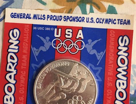 Olympic Coins General Mills Cereal Prizes | Etsy