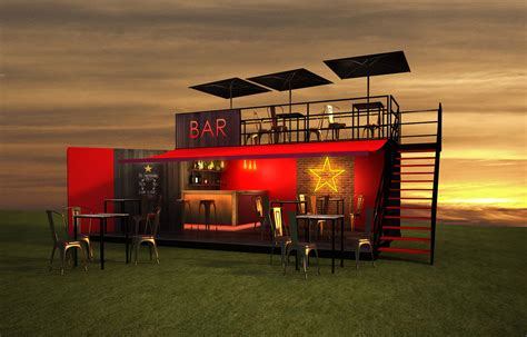 Bar in a Box Creative Spaces Shipping Container Conversion Specialists ...