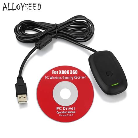 ALLOYSEED For Xbox 360 PC Wireless Controller Gaming USB Receiver ...