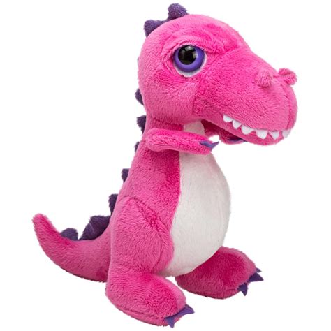 T-Rex Dinoz Soft Dinosaur Plush Toy Suki Gifts International Small Pink ...