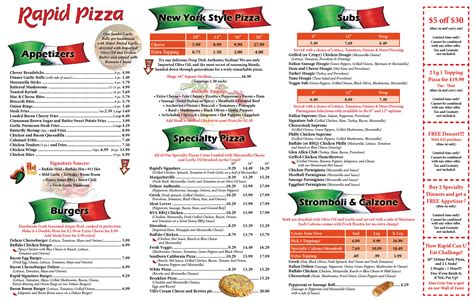 Rapid Pizza Menu, Menu for Rapid Pizza, Glen Allen, Richmond - Urbanspoon/Zomato