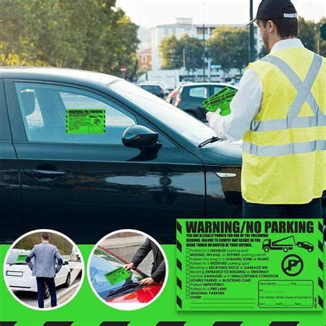 Parking Violation Stickers for Vehicles Green | Etsy