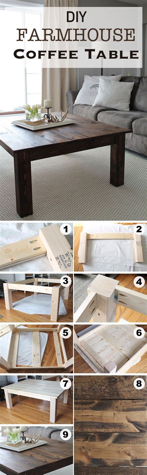 DIY Farmhouse Coffee Table