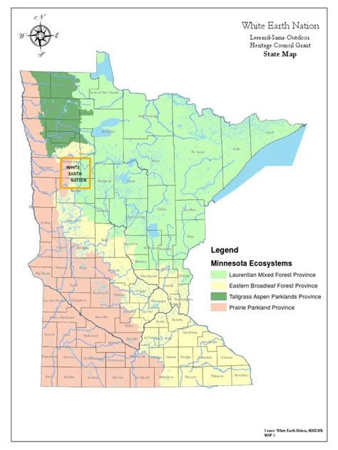 Exploring The White Earth Reservation Map In 2023 - 2023 Calendar Printable