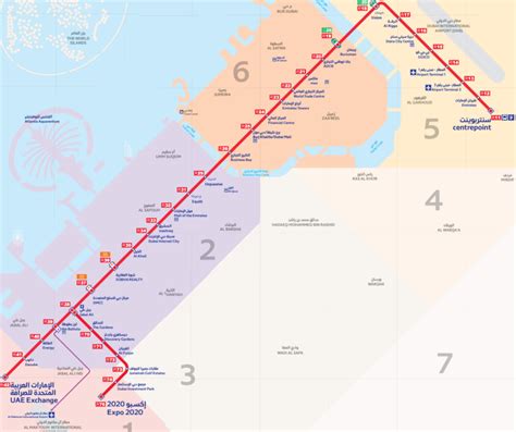 Red Line Metro Stations 🟥 Dubai Easy Map [2023]