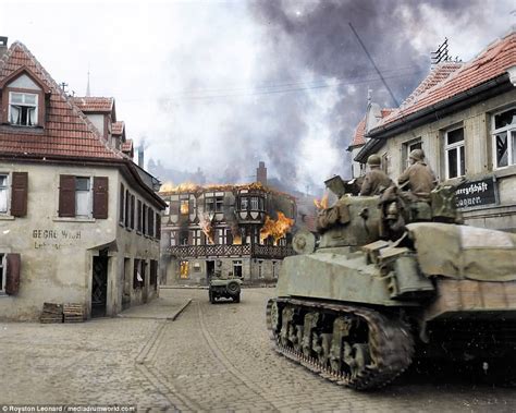 WWII tank photos revealed in amazing colour | Daily Mail Online