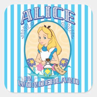 Alice In Wonderland Stickers | Zazzle