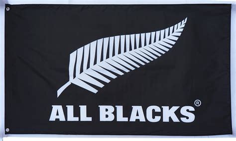 All Blacks Flag-3x5 FT-Black-100% polyester-2 Metal Grommets Banner - flagsshop