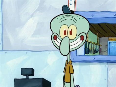 squidward fake smiles | Squidward funny, Squidward tentacles, Spongebob