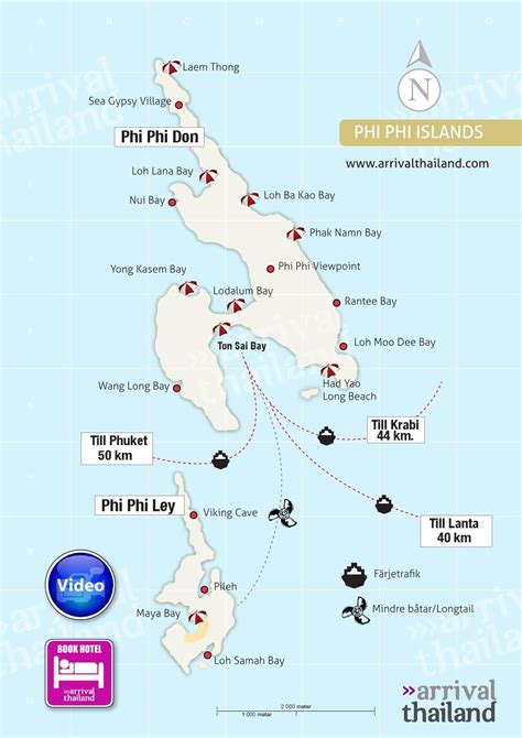 Map Of Thailand Phi Phi - Maps of the World