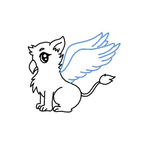 How to Draw a Griffin - Step by Step Easy Drawing Guides - Drawing Howtos