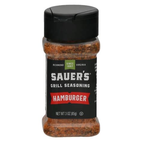 Sauer's® Hamburger Grill Seasoning, 3 oz - Kroger