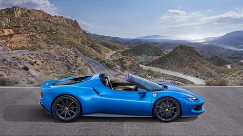 2023 Ferrari 296 GTS, Convertible, Hybrid, Turbo, V6, car, HD wallpaper ...