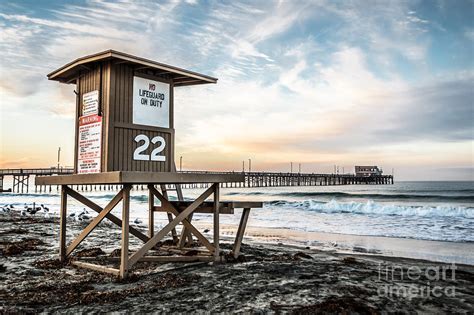 Newport Beach Pier And Lifeguard Tower 22 Photo Photograph by Paul Velgos