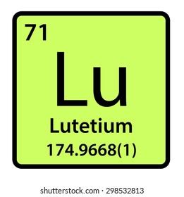 Element Lutetium Periodic Table Stock Illustration 298532813 | Shutterstock