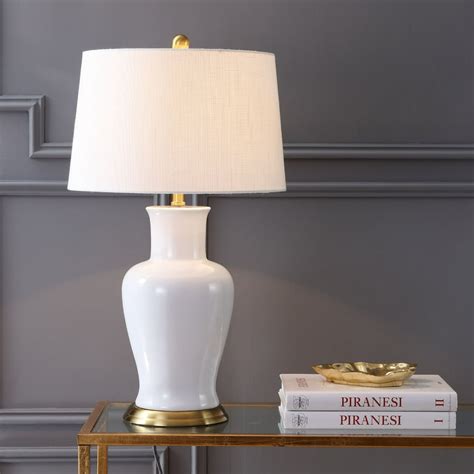 Julian 29" Ceramic LED Table Lamp, White/Gold - Walmart.com - Walmart.com