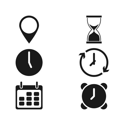 Analog clock flat vector icon. Symbol of time, chronometer with hour, minute and second arrow ...