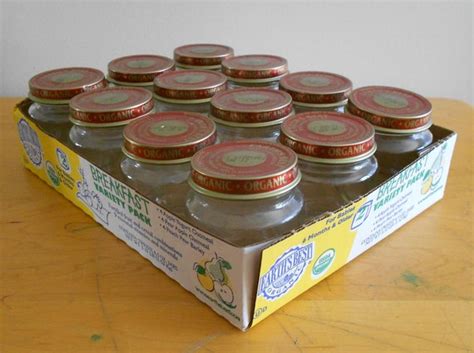 1 dozen Earth's Best 4 oz empty baby food jars