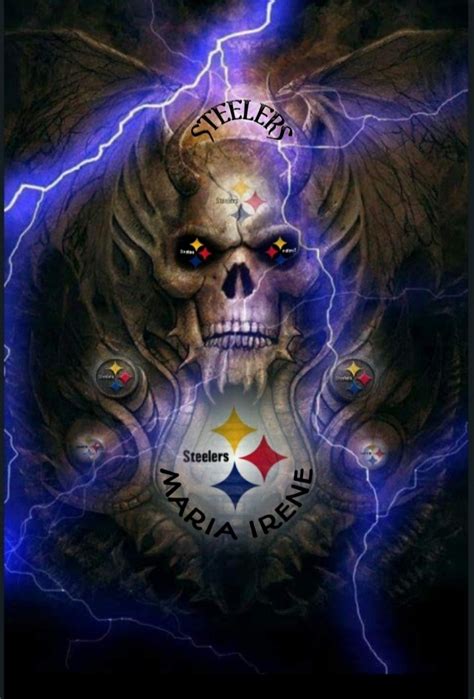 Pin on Maria Irene Skull Steelers Edits | Pittsburgh steelers wallpaper, Pittsburgh steelers ...