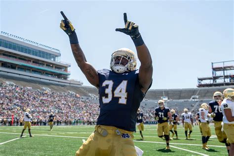 Notre Dame Football Recruiting: Blue-Gold Visitor Review - One Foot Down