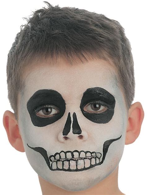 Skeleton face paint - goodtoknow Kids Skeleton Face Paint, Skeleton Makeup Kids, Ghost Face ...