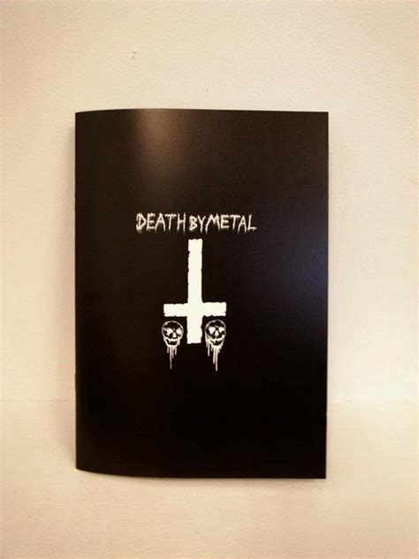 DEATH BY METAL by galeria de muerte: DEATH METAL zine