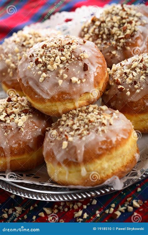 Doughnuts with frosting stock photo. Image of eating, healthy - 1918510