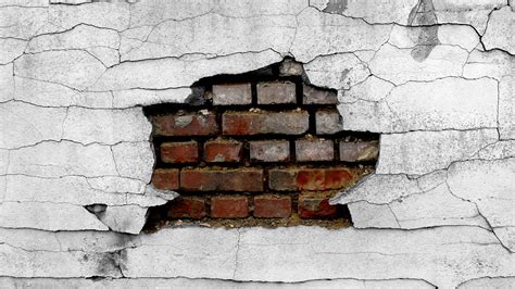 Wallpaper : window, rock, bricks, wood, texture, broken, cracked, Brick, material, road surface ...